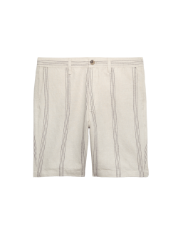 Chino šortky, ze směsi lnu
