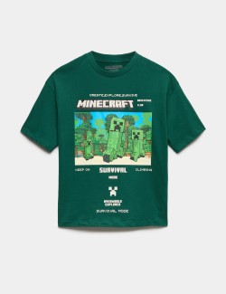 Pure Cotton Minecraft™ Graphic T-Shirt (6-16 Yrs)