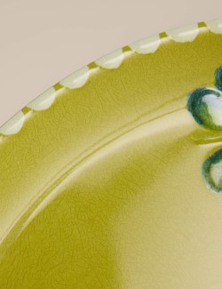 Sada 4 ks piknikových odkládacích talířů s květinovým motivem