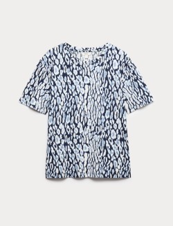 Cotton Modal Blend Printed T-Shirt