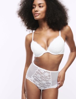 Krajkové kalhotky do pasu Jasmine, 3 ks