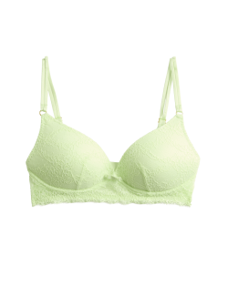 Ida Lace Non Wired Plunge Bra (A-E)