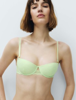 Ida Lace Wired Balconette Bra (A-E)