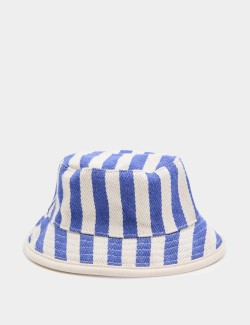 Baby Chunky Stripe Twill Bucket Hat (0-3 Yrs)