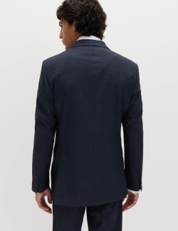 Regular Fit Textured Stretch Jacket