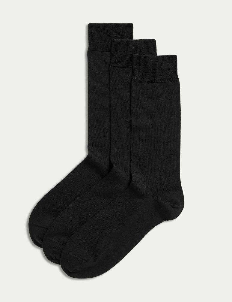 3pk Luxury Egyptian Cotton Socks