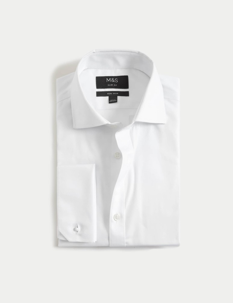 Slim Fit Non Iron Pure Cotton Shirt