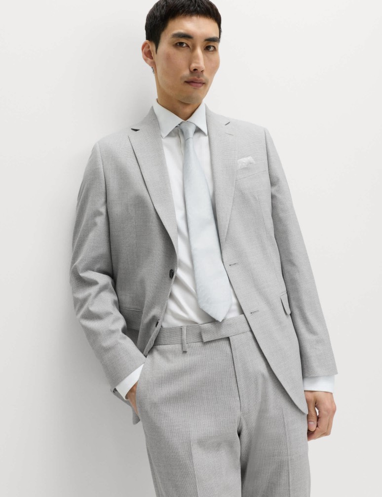 Tailored Fit Stretch Suit Jacket