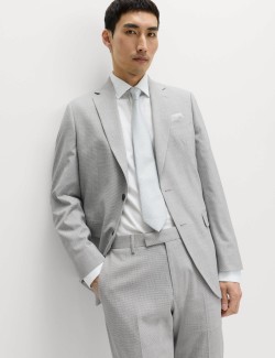 Strečové oblekové sako s mírně projmutým střihem