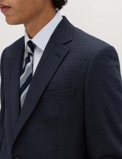 Regular Fit Textured Stretch Jacket