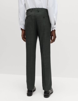 Regular Fit Pure Wool Suit Trousers