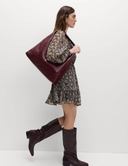 Šifónové květované mini šaty se zvýrazněným pasem a vázáním u krku