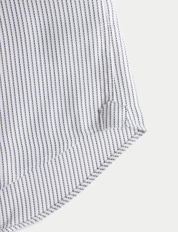 Regular Fit Easy Iron Pure Cotton Striped Shirt