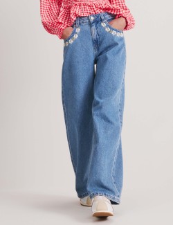 Denim Embroidered Jeans (6-16 Yrs)
