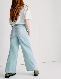 Wide Leg Denim Diamante Jeans (6-16 Yrs)