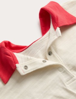 2 Piece Pure Cotton Pinafore Outfit (0-3 Yrs)