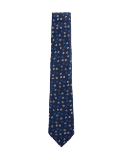 Slim Floral Tie