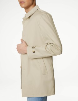 Cotton Blend Mac with Stormwear™