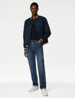 Straight Fit Stretch Jeans