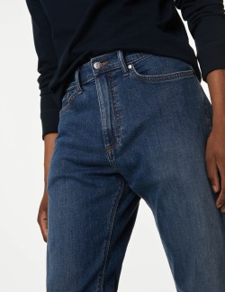 Straight Fit Stretch Jeans