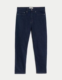 Tapered Fit Cotton Rich Stretch Jeans