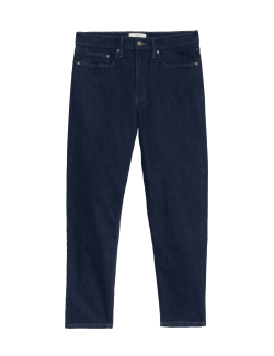 Tapered Fit Cotton Rich Stretch Jeans