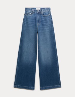 High Waisted Wide Leg Jeans
