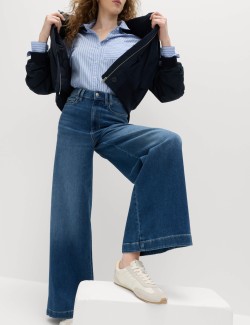 High Waisted Wide Leg Jeans