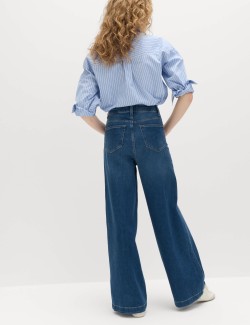High Waisted Wide Leg Jeans