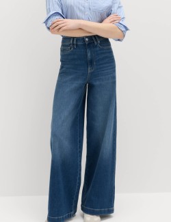 High Waisted Wide Leg Jeans