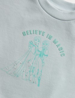 Cotton Rich Frozen™ Sequin Dress (2-8 Yrs)