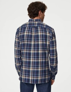 Cotton Rich Check Oxford Shirt