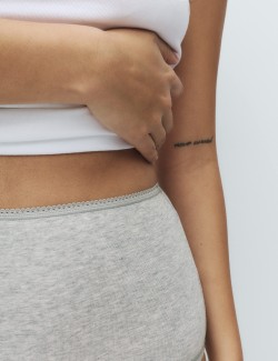 5pk Cotton Lycra™ Printed Full Briefs