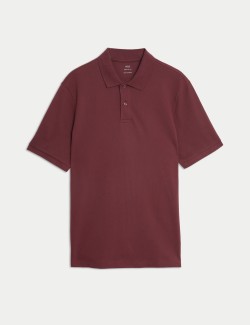 Pure Cotton Pique Polo Shirt