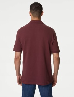 Pure Cotton Pique Polo Shirt