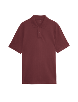 Pure Cotton Pique Polo Shirt