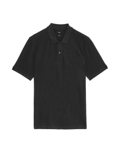 Slim Fit Pure Cotton Pique Polo Shirt