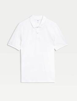 Slim Fit Pure Cotton Pique Polo Shirt