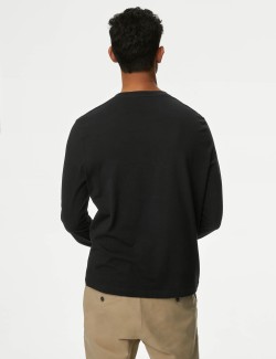 Pure Cotton Long Sleeve T-Shirt