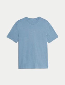 Slim Fit Pure Cotton Crew Neck T-Shirt