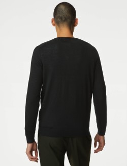 Pure Extra Fine Merino Wool Crew Neck Jumper