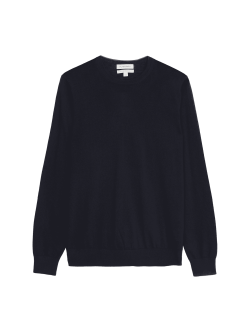 Pure Extra Fine Merino Wool Crew Neck Jumper