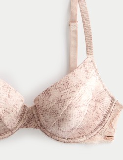 Rosalie Silk & Lace Wired Full Cup Bra (A-E)