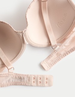 Rosalie Silk & Lace Wired Full Cup Bra (A-E)