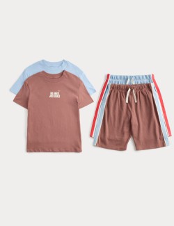 2 Pack Graphic Short Pyjama Sets (6-16 Years)