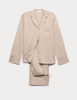 Pyžamová souprava Revere s potiskem z bavlny a modalu