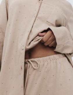 Pyžamová souprava Revere s potiskem z bavlny a modalu