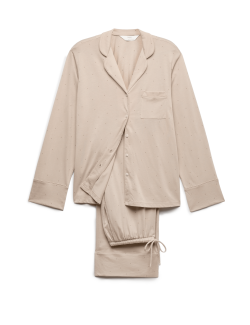 Pyžamová souprava Revere s potiskem z bavlny a modalu