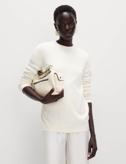 Mimořádně měkký svetr s výstřihem ke krku