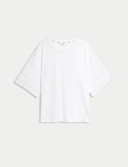 Cotton Modal Embroidered Pyjama Top